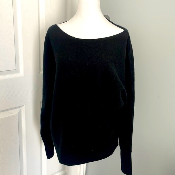 Naadam black‎ oversized cashmere sweater Large - Picture 1 of 6